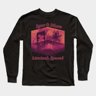 Igor & More Tarantula Liminal Space Orange Haze Long Sleeve T-Shirt